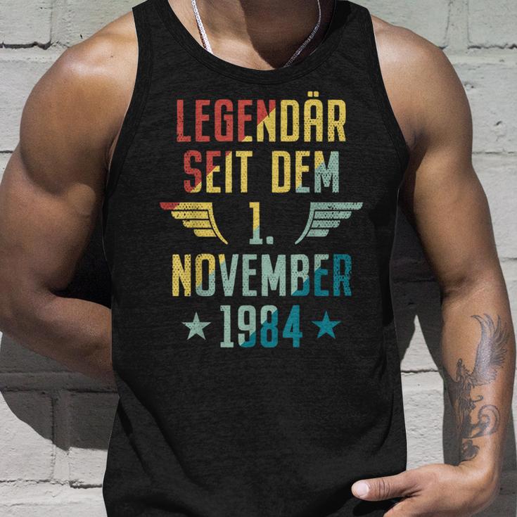 Legendär Seit 1 November 1984 Geburtstag Am 1111984 Tank Top Geschenke für Ihn