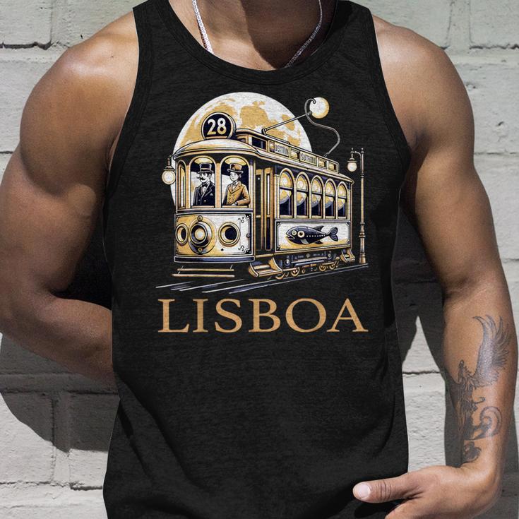 Lisbonintage Portugal Tank Top Geschenke für Ihn