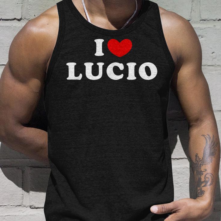 I Love Lucio I Love Lucio Tank Top Geschenke für Ihn