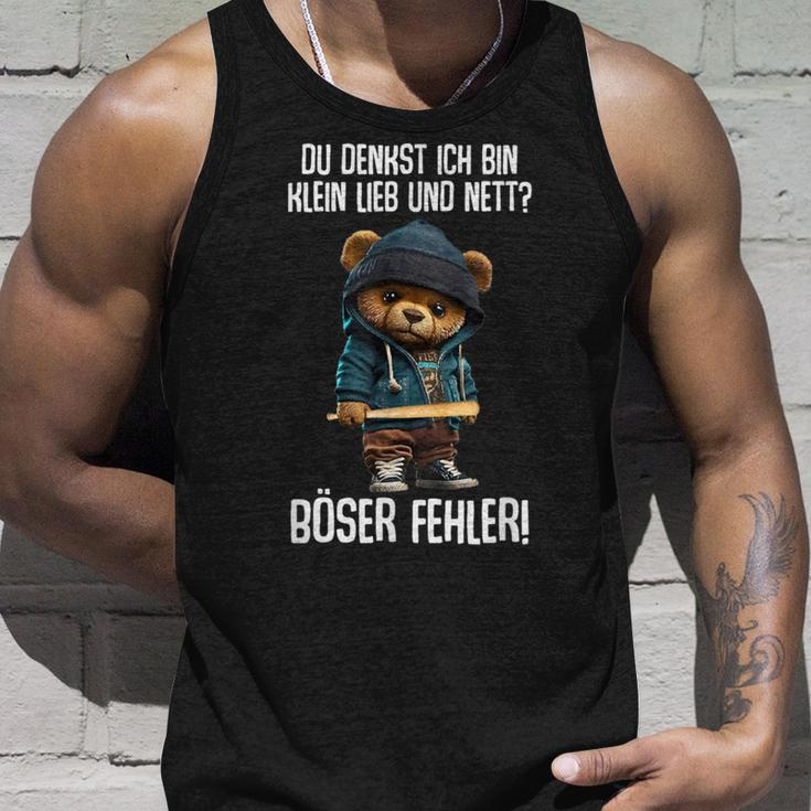 Lustig Du Denkst Ich Bin Klein Lieb Und Nett Tank Top Geschenke für Ihn