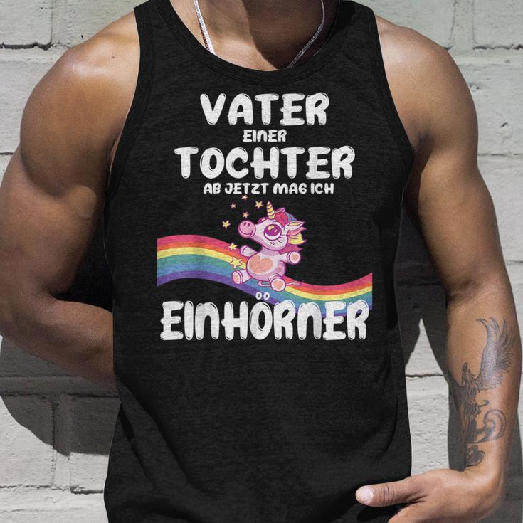 Lustigesater Einer Tochter Einhörner Geburt Baby Tank Top Geschenke für Ihn