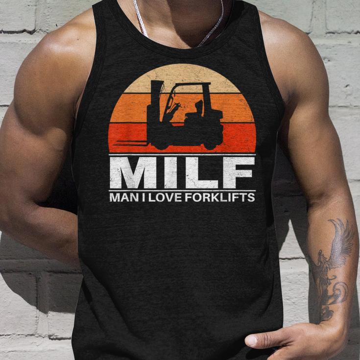 Man I Love Forklifts Tank Top Geschenke für Ihn