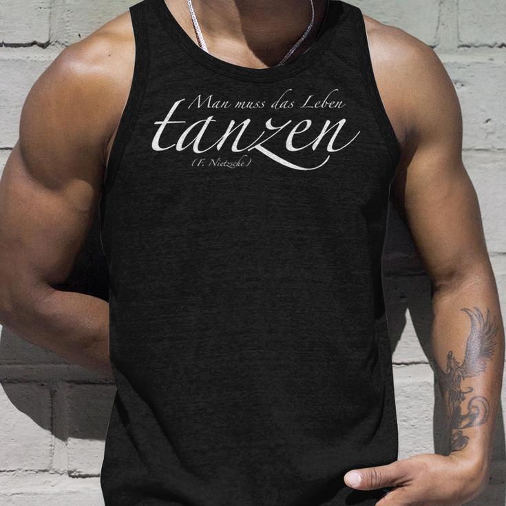 Man Muss Das Leben Tanzen You Must Dance Life Tank Top Geschenke für Ihn