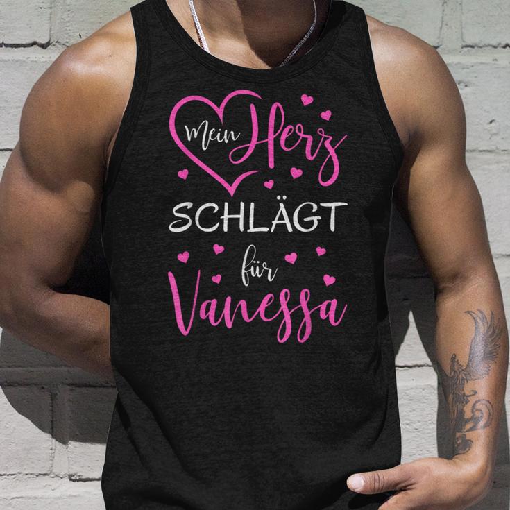 Mein Herz Schlägt Füranessa I Love I Loveanessa Tank Top Geschenke für Ihn