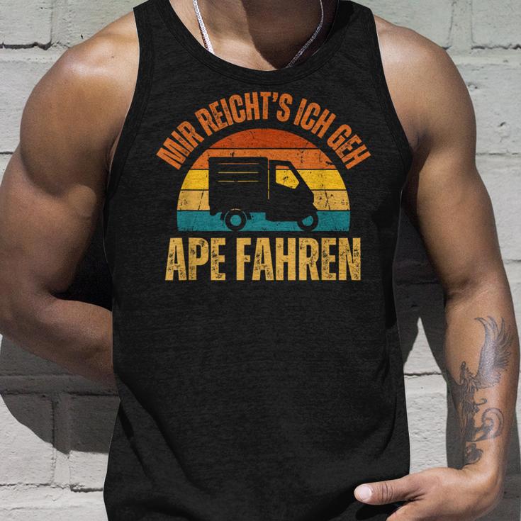 Mir Reicht's Ich Geh Ape Fahren Cult Tricycleespacar 50 Tank Top Geschenke für Ihn