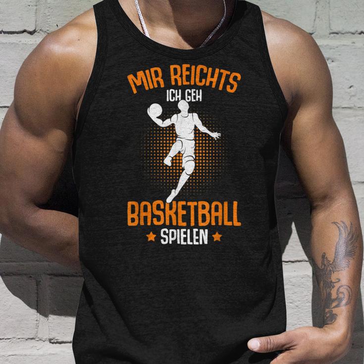 Mir Reichts Ich Geh Basketball Playing Basketballer Boys' Tank Top Geschenke für Ihn