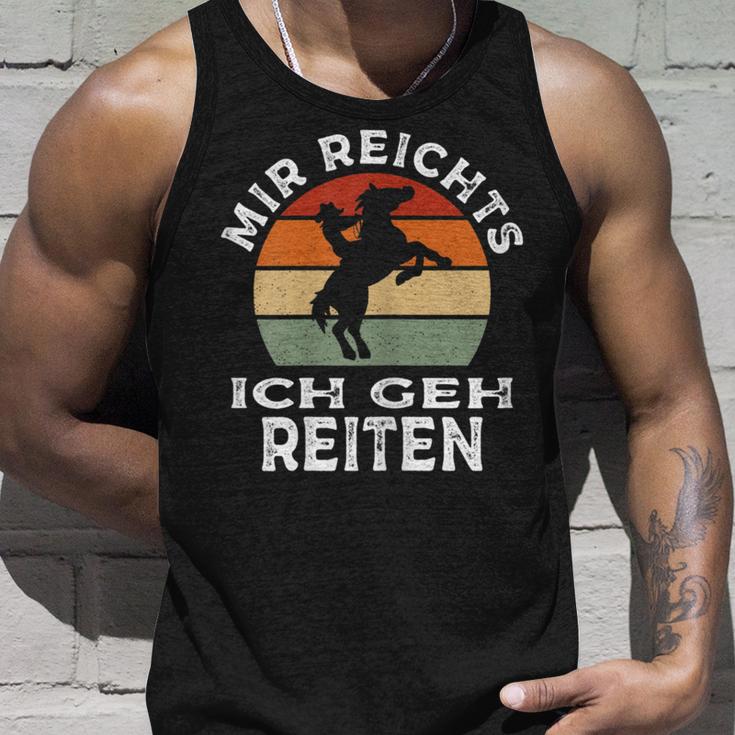 Mir Reichts Ich Geh Reiten Retrointage Rider S Tank Top Geschenke für Ihn