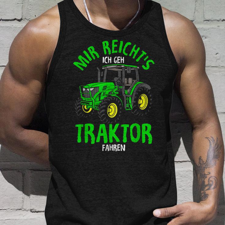 Mir Reichts Ich Gehe Traktor Fahren Agriculture Tank Top Geschenke für Ihn