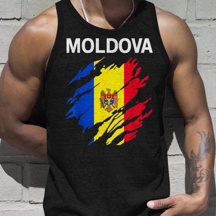 Moldova Flag Tank Top Geschenke für Ihn