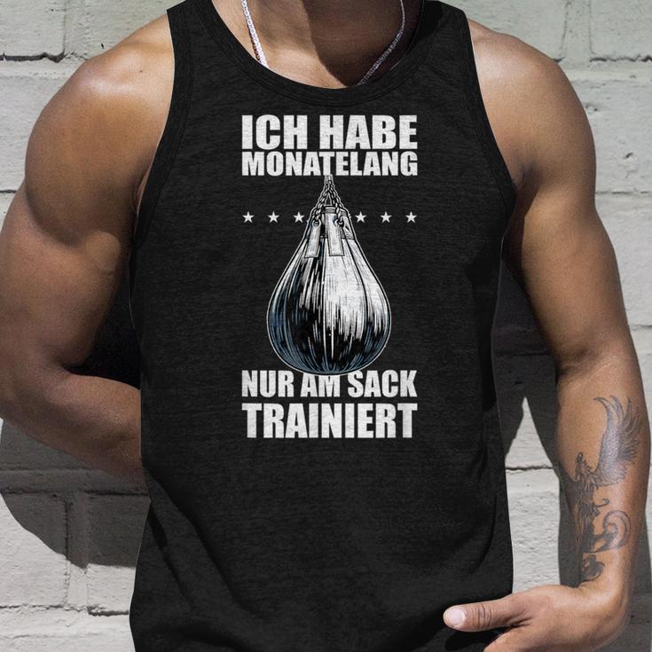 Monatelang Nur Am Sack Trainiert Meme Stefan Slogan Tank Top Geschenke für Ihn