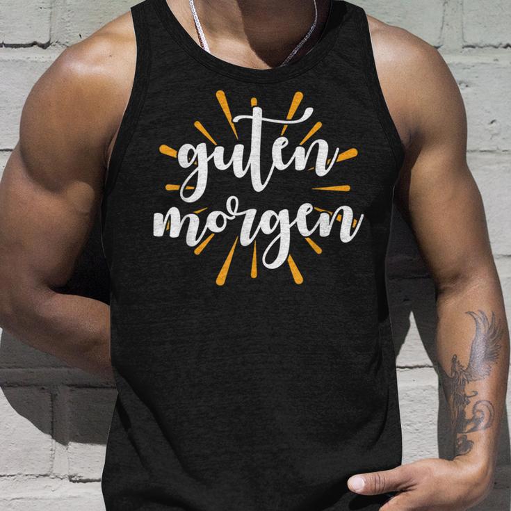 Morgen Frühaufsteher Spruch Guten Morgen Sonne Tank Top Geschenke für Ihn