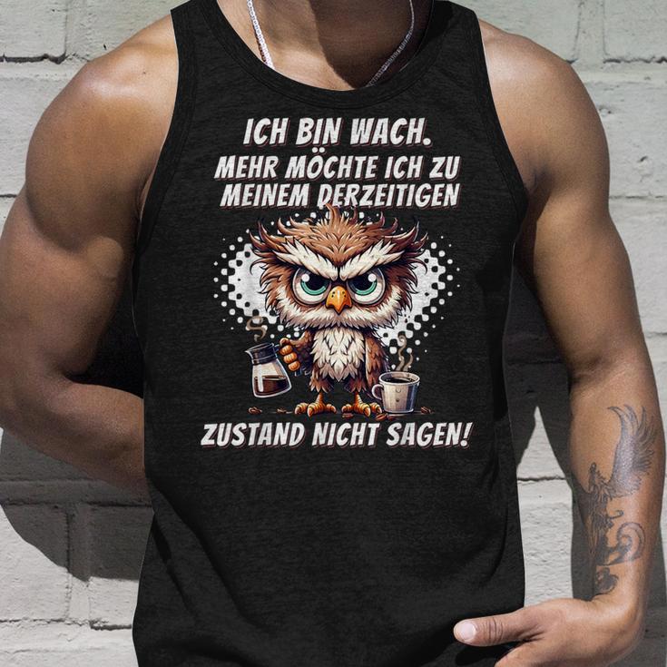 Müde Faul Ich Will Schlafen Pyjamas Morgenmuffel Tank Top Geschenke für Ihn