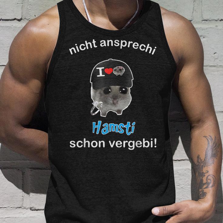 Nicht Ansprechi Hamsti Schonergebi Tank Top Geschenke für Ihn