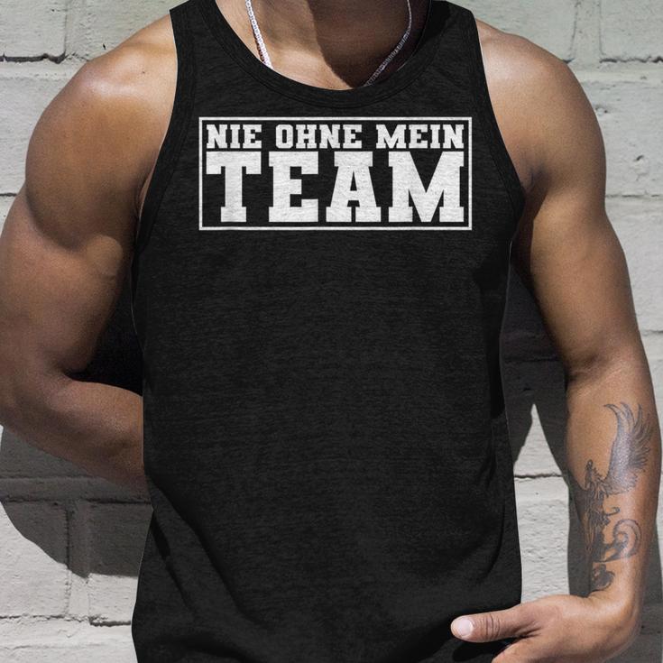 Nie Ohne Mein Team Für Eine Fussballmannschaft Tank Top Geschenke für Ihn