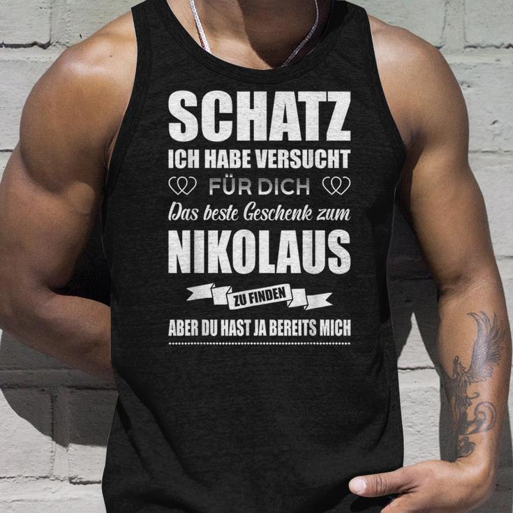 Nikolaus Für Sie Ehefrau Nikolaustag Für Him Ehemann Freund Tank Top Geschenke für Ihn