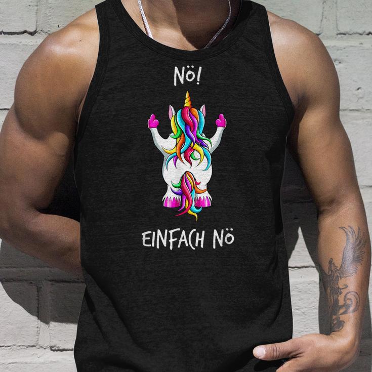 Nö Einfach Nö Unicorn Tank Top Geschenke für Ihn