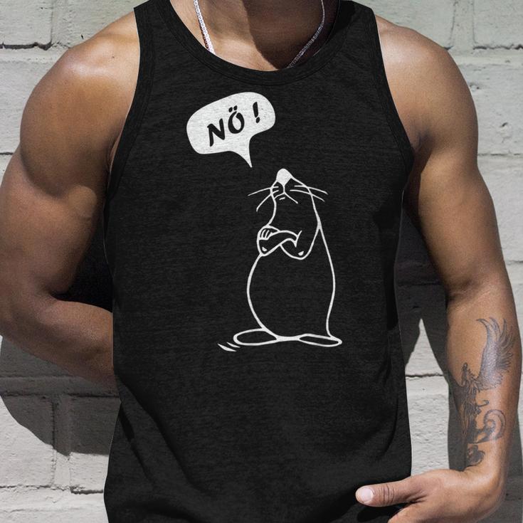 Nö Mit Seehund Lustiger Für Neinsager Nope Tank Top Geschenke für Ihn