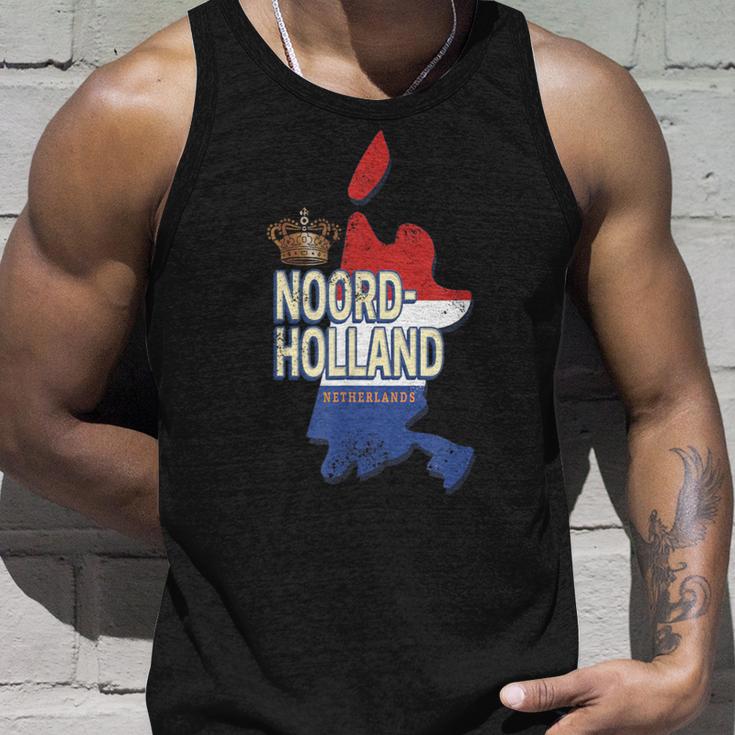 Nordholland Niederlande Retro Landkarte Hollandintage Tank Top Geschenke für Ihn