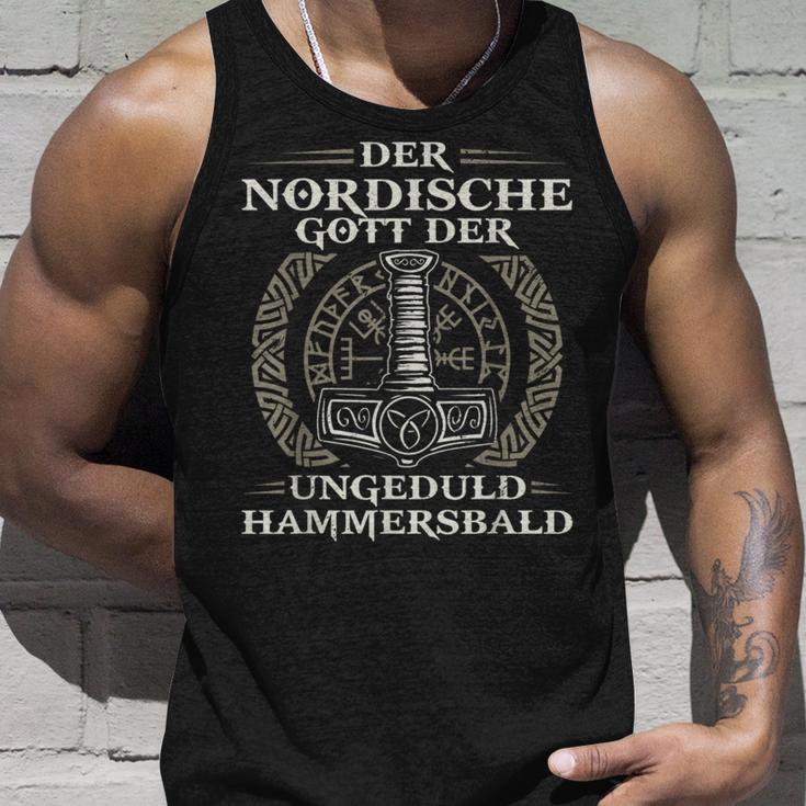 Nordic Mythology Patience Impatience Hammersbald Tank Top Geschenke für Ihn