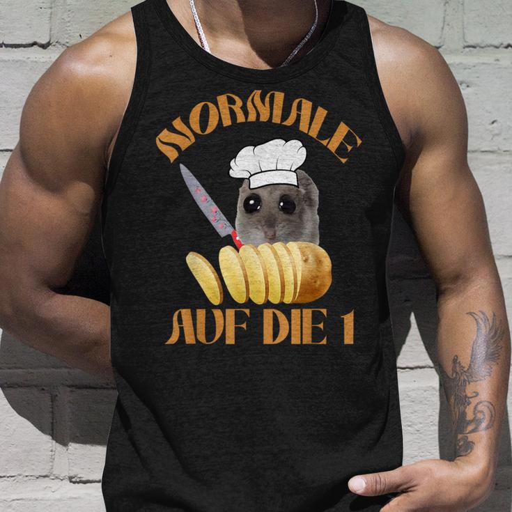 Normale Potatolen Auf Die 1 Sad Hamster Chef Tank Top Geschenke für Ihn