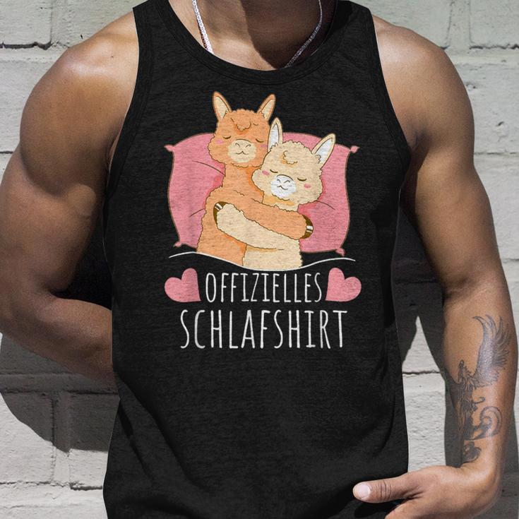 Offizielles Schlaf Nachthemd Schlafanzug Alpaca Lama Tank Top Geschenke für Ihn