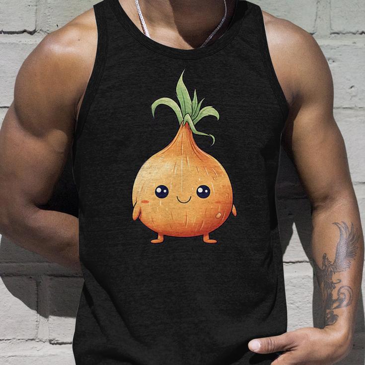 Onionegetable Gardening Onion Kawaii Tank Top Geschenke für Ihn