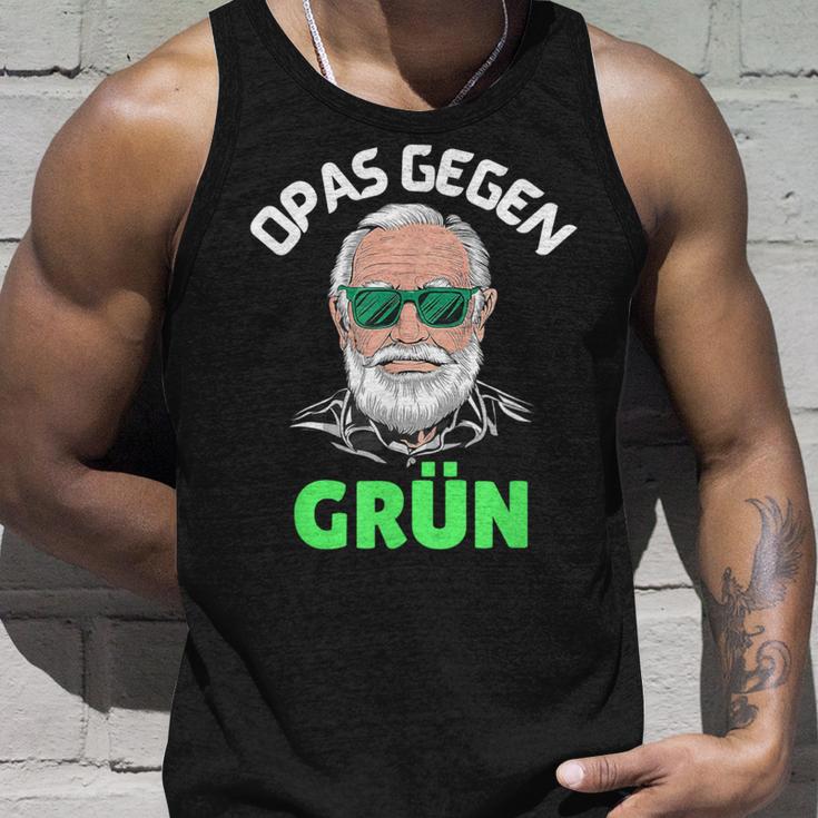 Opas Gegen Grüne Nein Danke Gray Tank Top Geschenke für Ihn