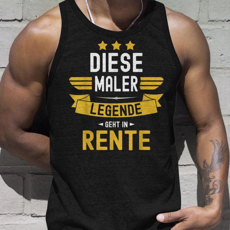 With Painter Pensioner Dese Legende Geht In Rente Tank Top Geschenke für Ihn