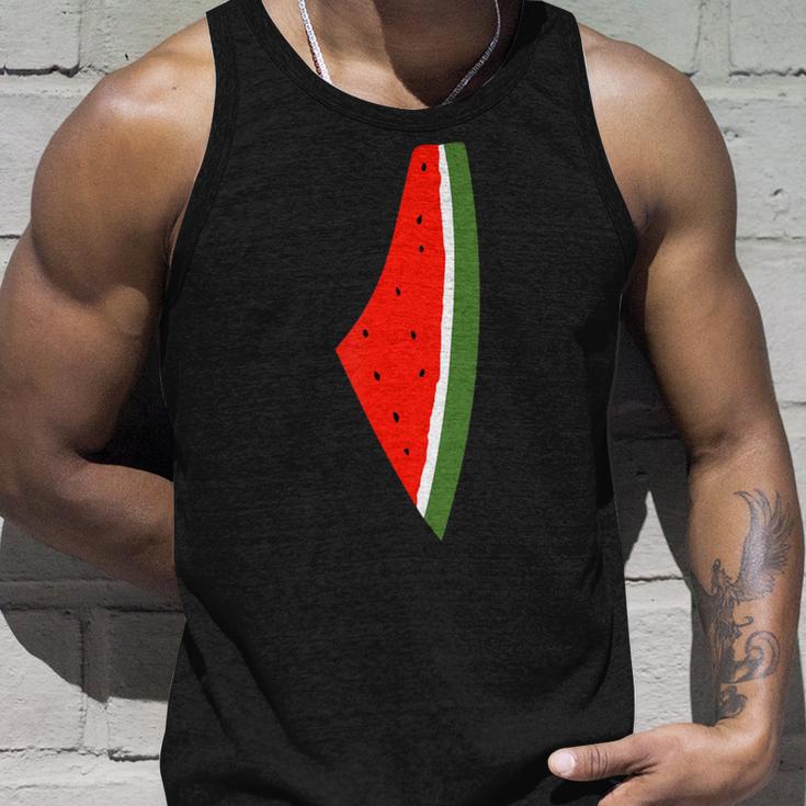 Palestine Watermelon Watermelon Palestine Map Tank Top Geschenke für Ihn