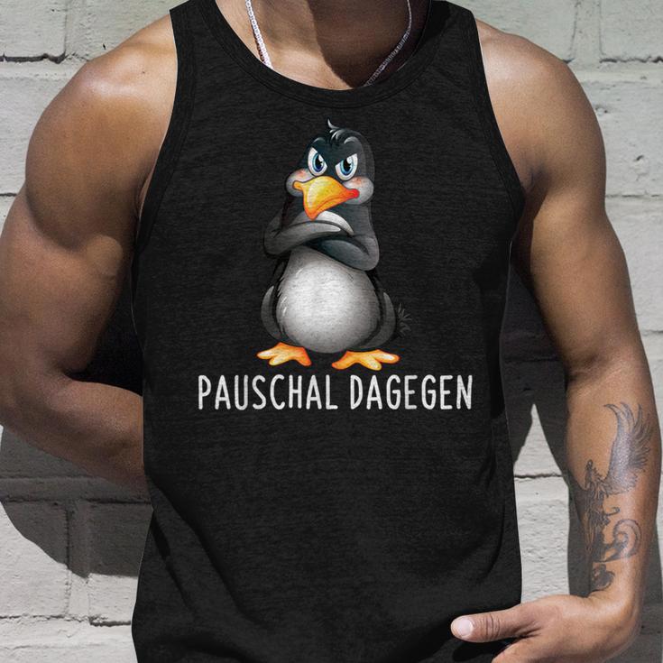 Pauschal Dagegen Penguin Saying S Tank Top Geschenke für Ihn