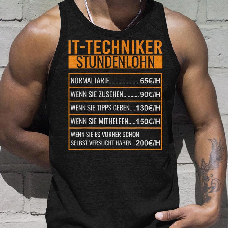 Pc Techniker Stundenlohn It Techniker Tank Top Geschenke für Ihn