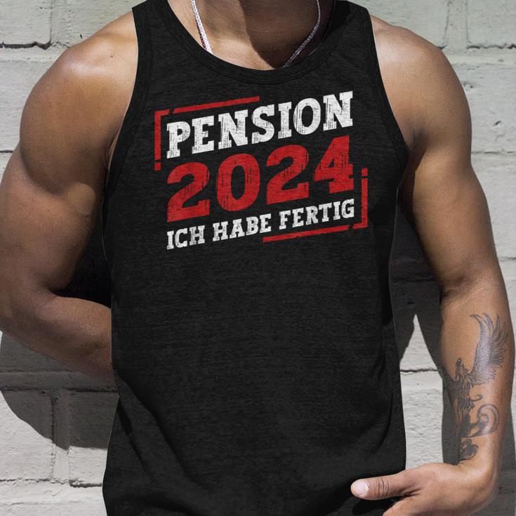 Pension 2024 Ich Habe Fertig Tank Top Geschenke für Ihn