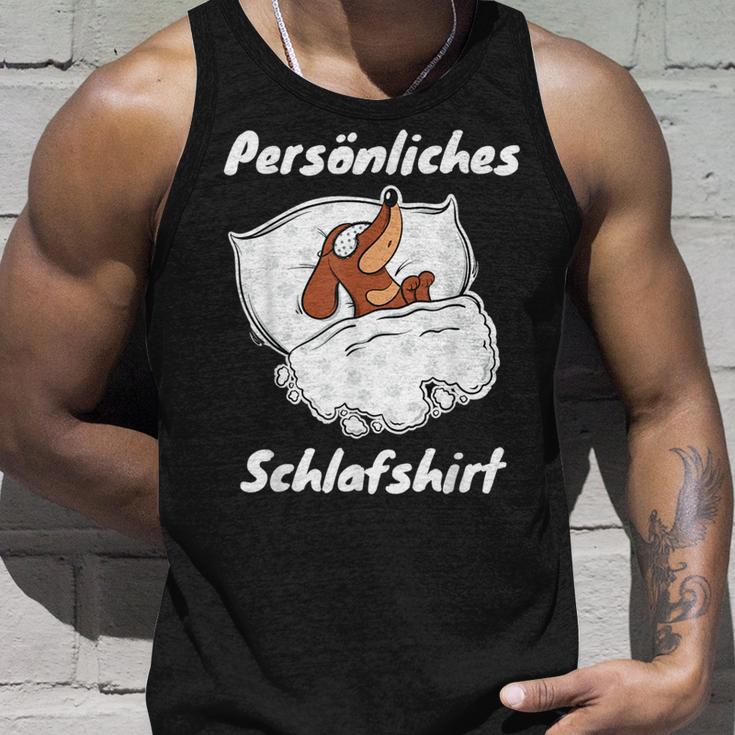 Personal Sleep Dachshund Pyjamas Tank Top Geschenke für Ihn