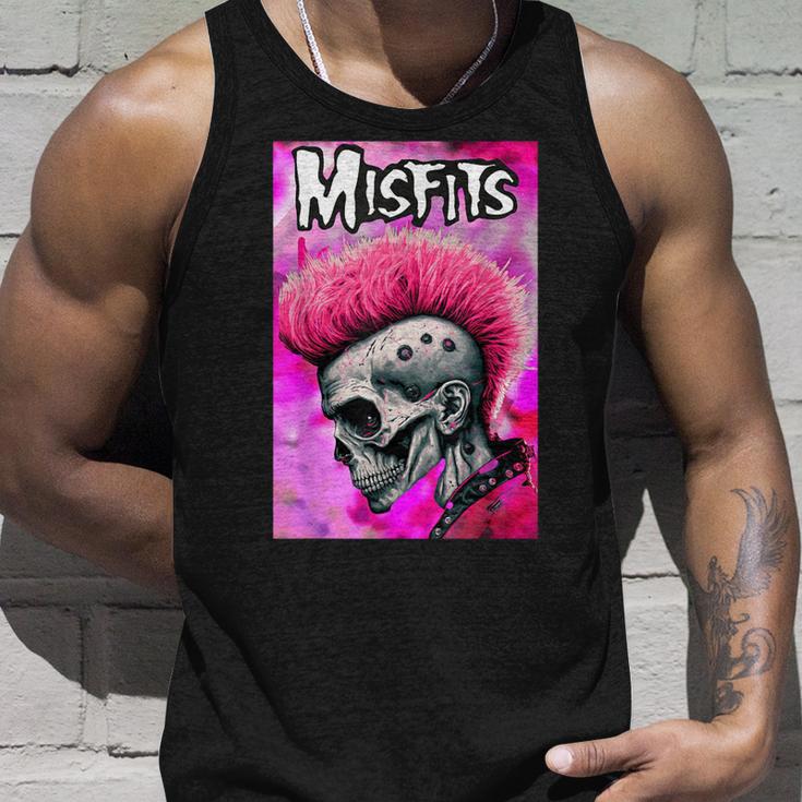 Pink Misfits Skull Fanart Tank Top Geschenke für Ihn