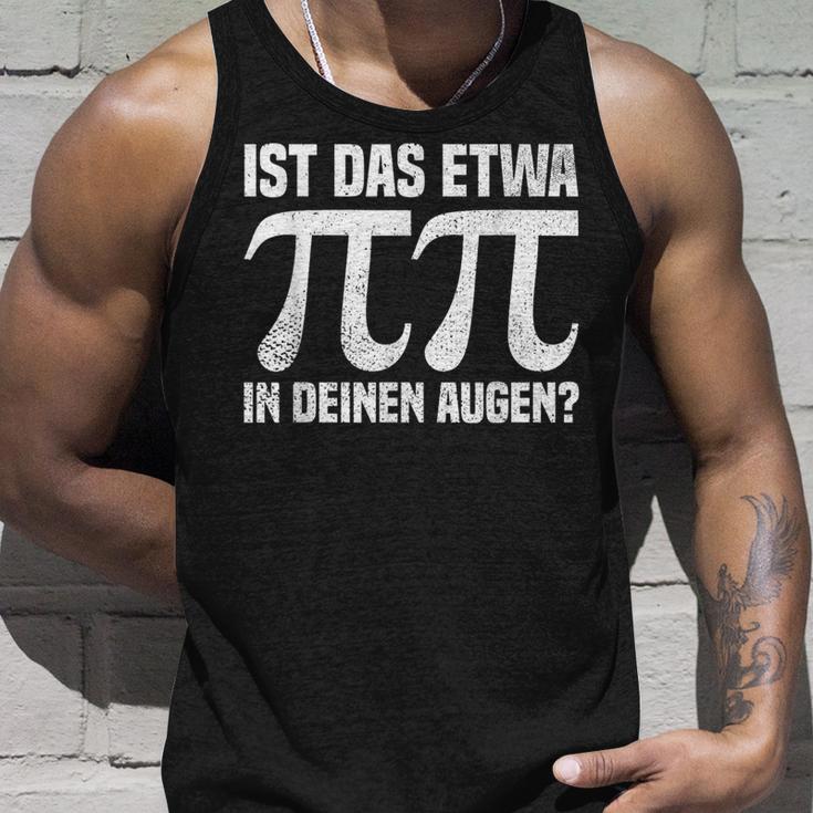 Pipi Kreiszahl Pi Symbol Mathe Witze Geek Party Mathematiker Tank Top Geschenke für Ihn