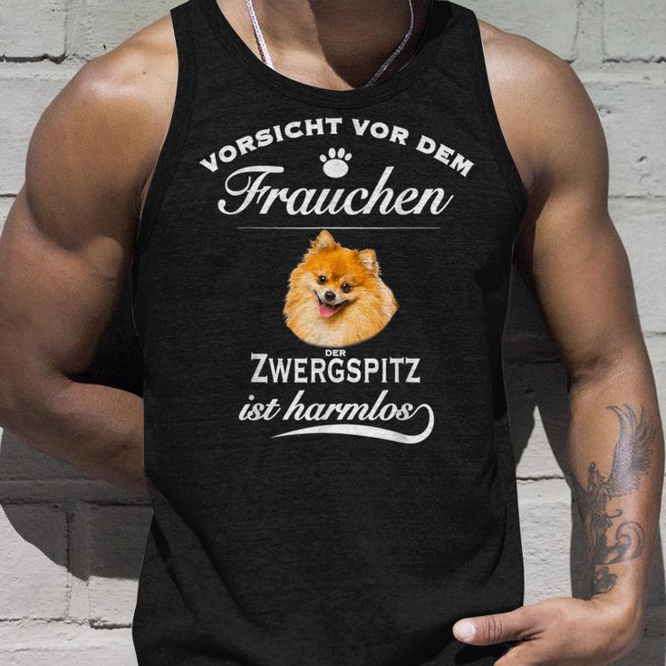 Pomeranian Orsicht Frauchen Tank Top Geschenke für Ihn