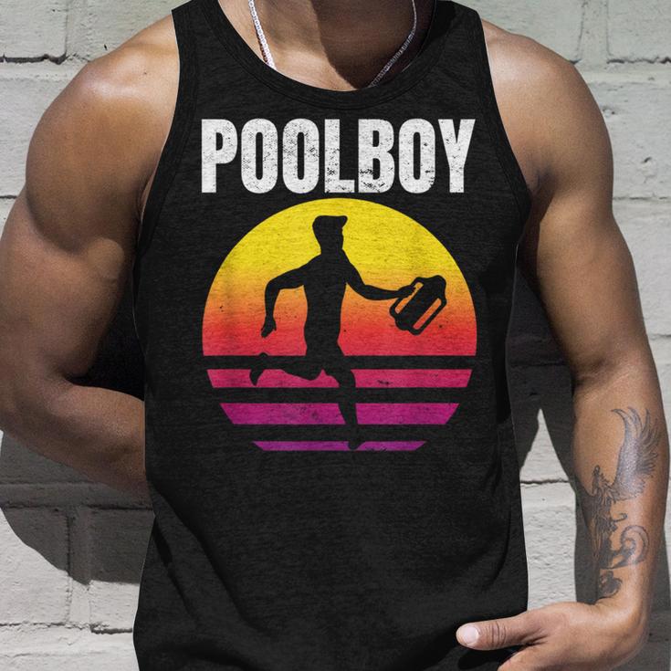 Poolboy Bademeister Lifeguard Swimming Pool Indoor Pool Tank Top Geschenke für Ihn