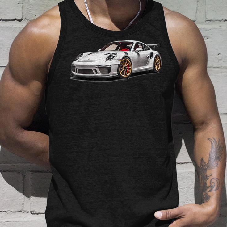 Porsc Gt 3 Rs Sports Car Coupe 911 Tank Top Geschenke für Ihn