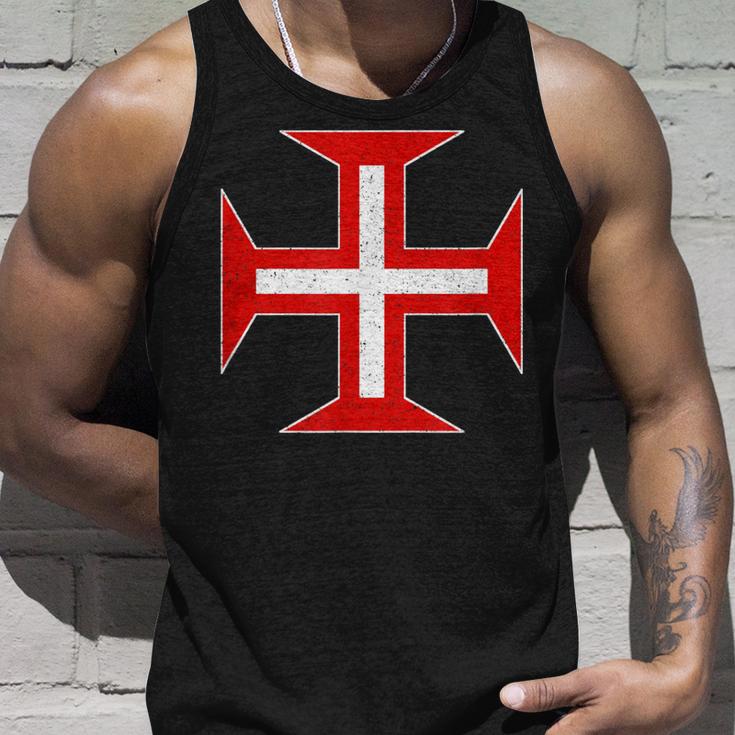 Portuguese Cross Of The Order Of Christ Cross Portugal Tank Top Geschenke für Ihn