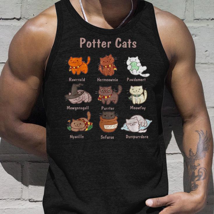 Potter Cats For Cat Lovers Tank Top Geschenke für Ihn