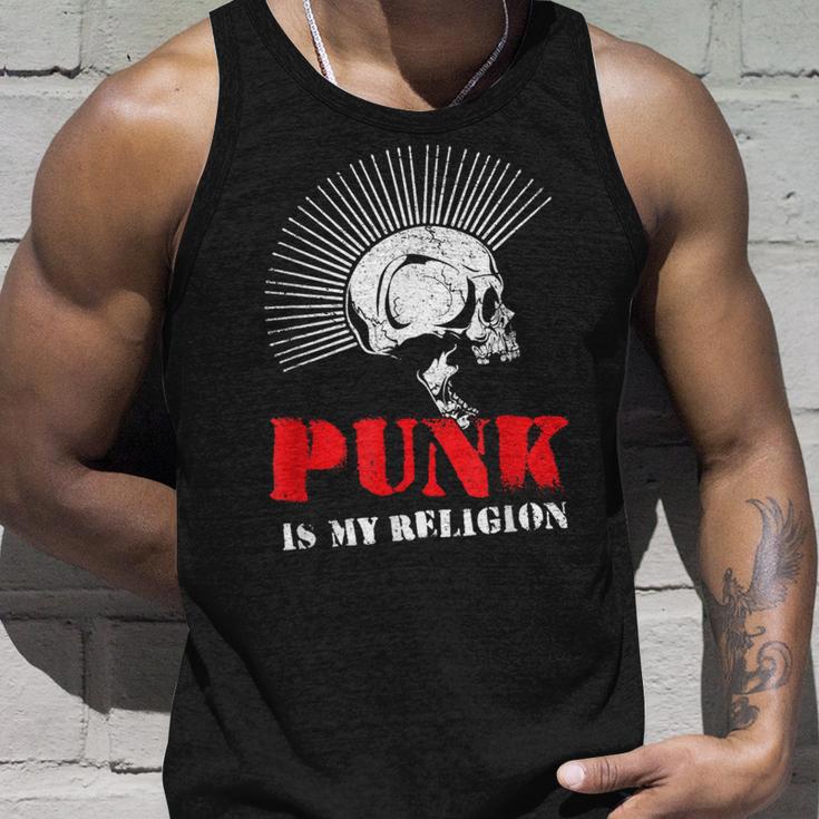 Punk Is My Religion I Punk & Anarchy For Punk Rock Tank Top Geschenke für Ihn