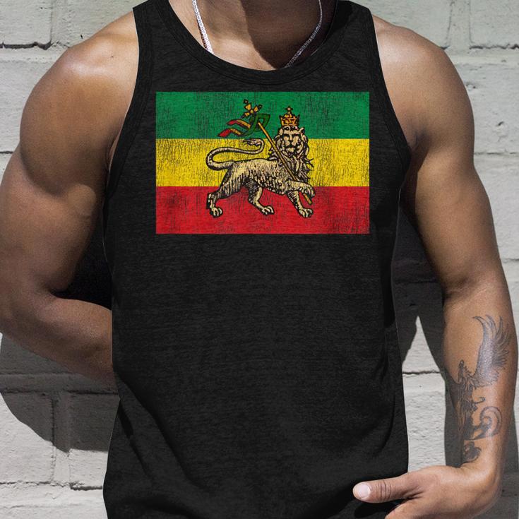 Rastafari Lion Of Judah Reggae Rasta Flag Tank Top Geschenke für Ihn