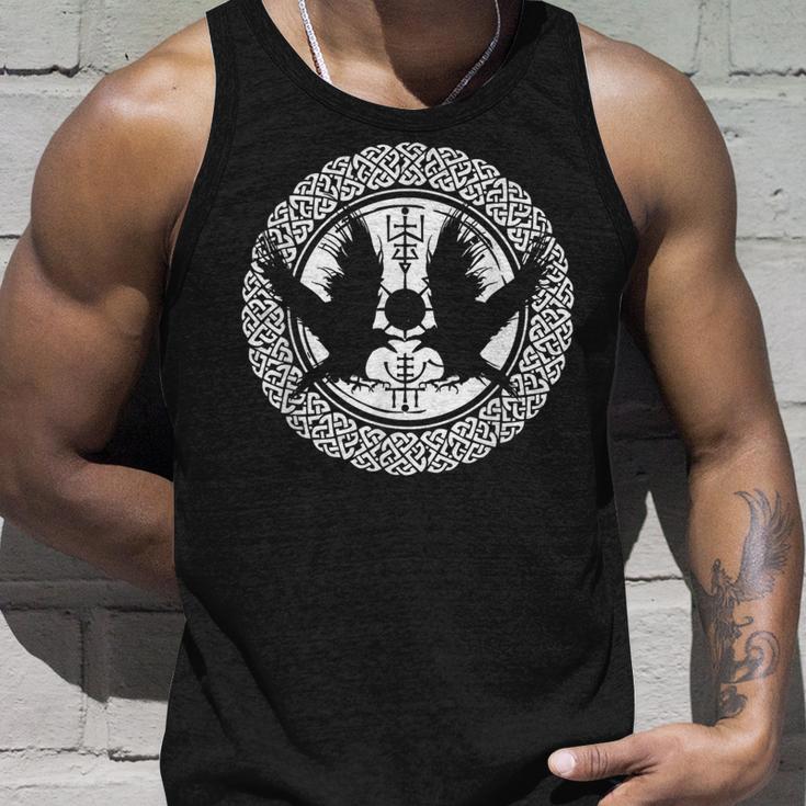 Raven Nordic Mythology Ikingegvísir Tank Top Geschenke für Ihn