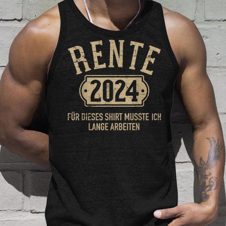 Rente 2024 Für Diese Musste Ich Lange Arbeiten Rentner Tank Top Geschenke für Ihn