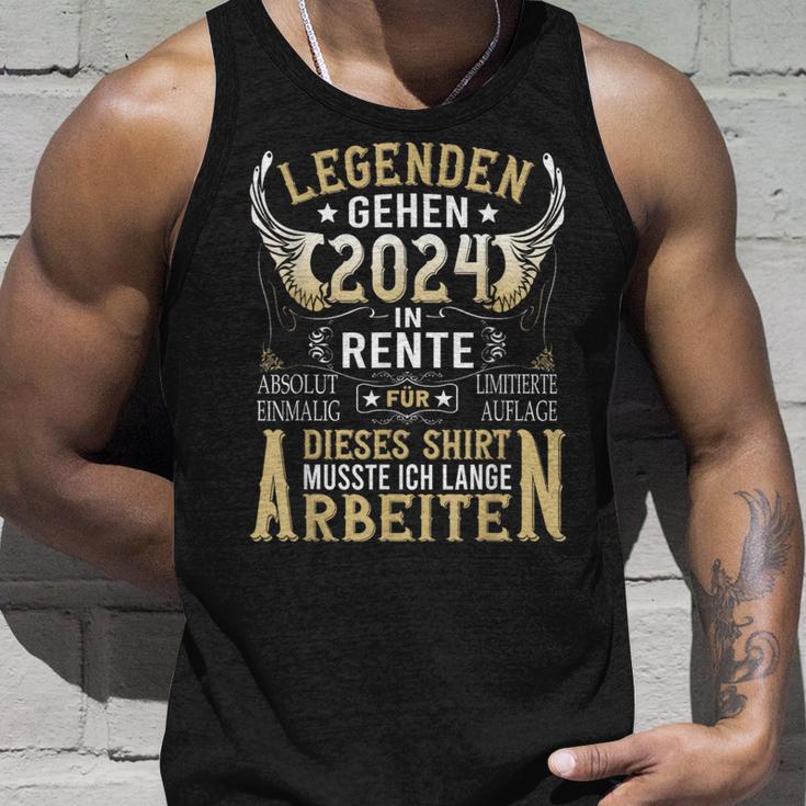 Rentner Eine Legende Geht In Rente 2024 Retirement Tank Top Geschenke für Ihn