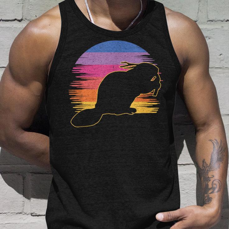 Retro Beaver Beaver Lovers Bobr Meme Tank Top Geschenke für Ihn