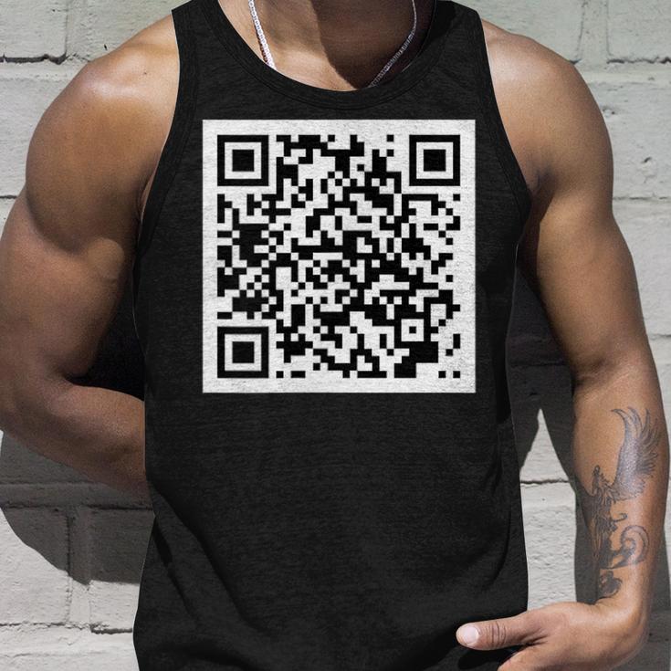 Rick Roll Qr Tank Top Geschenke für Ihn