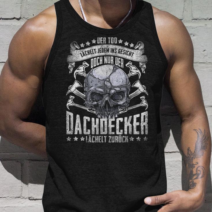 Roofers Der Ded Smiles Craftsmen Partner Tank Top Geschenke für Ihn