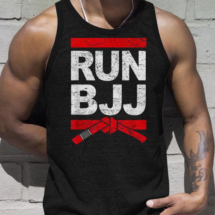 Run Bjj Brazilian Jiu-Jitsu Bjj Belt Tank Top Geschenke für Ihn