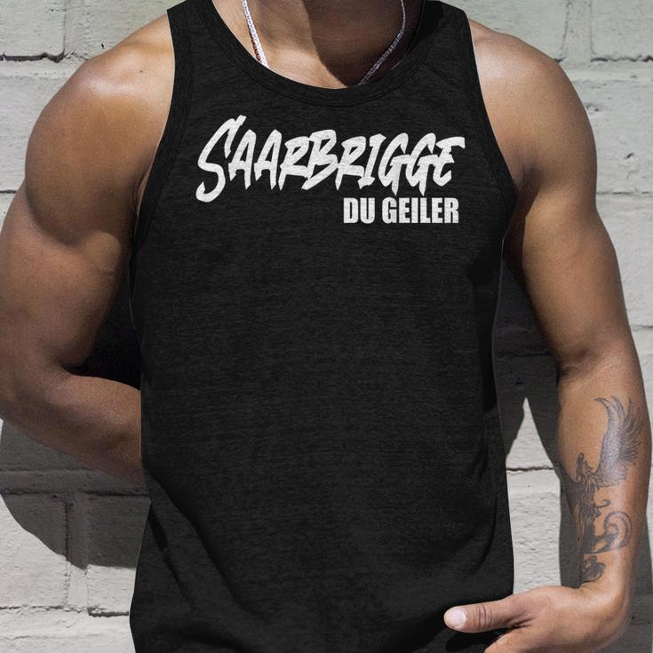 Saarbrigge Du Geiler Saarland Saarländer Saar Saarländisch Tank Top Geschenke für Ihn